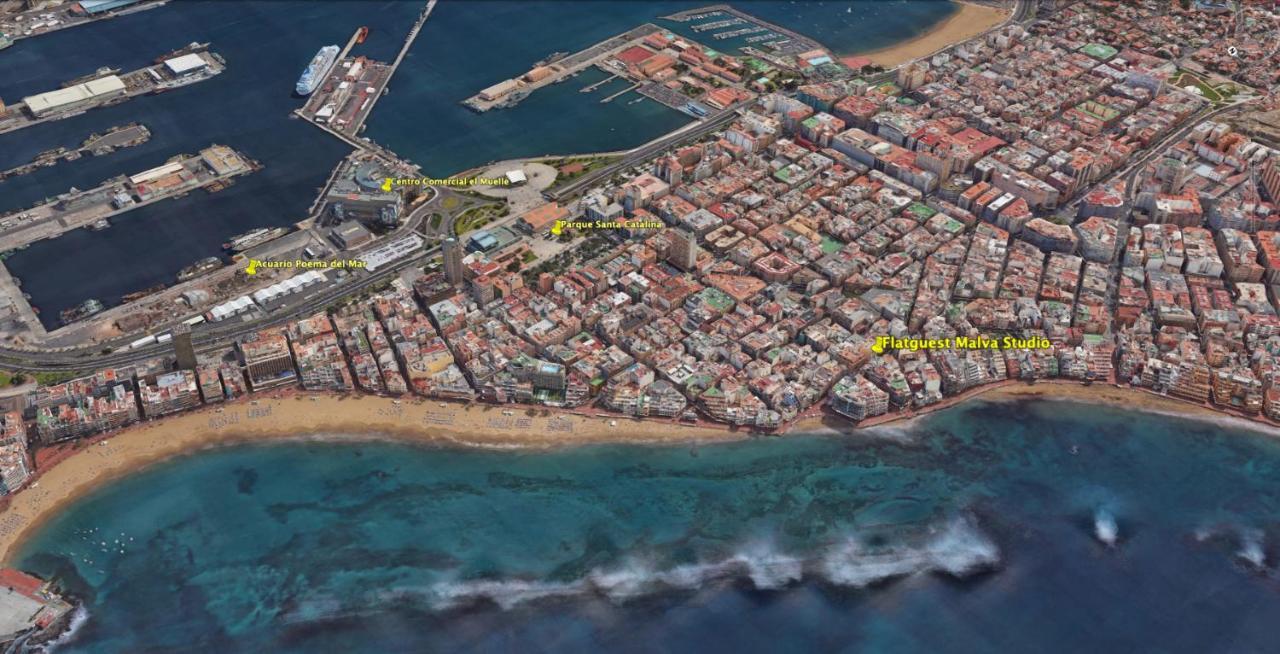 Flatguest Malva Studio Las Palmas de Gran Canaria Exteriör bild